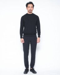 INCOTEXスリムテーパード ドレスジョガーパンツmb_01l