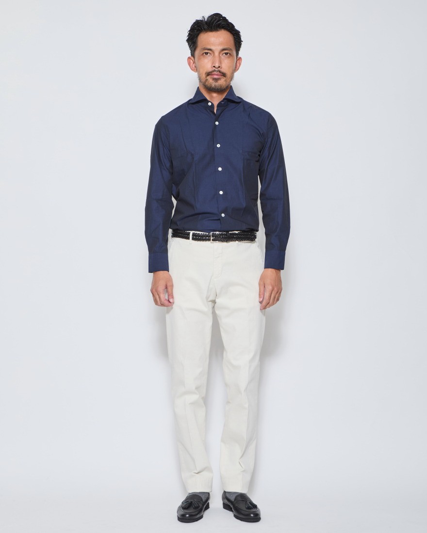 BRIGLIA 1949ストレッチコットン テーパードチノ 【ERCOLANO/エルコラーノ】01l