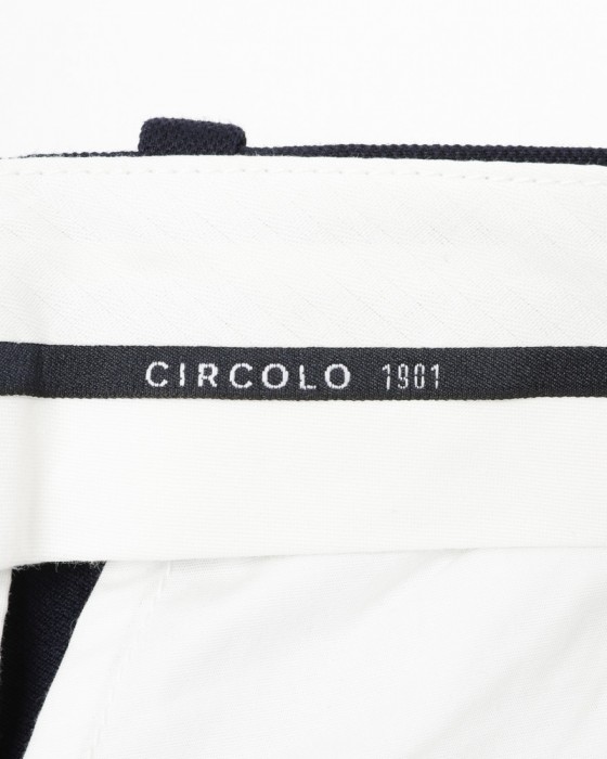 CIRCOLOプレミアムピケ ノープリーツパンツ12l