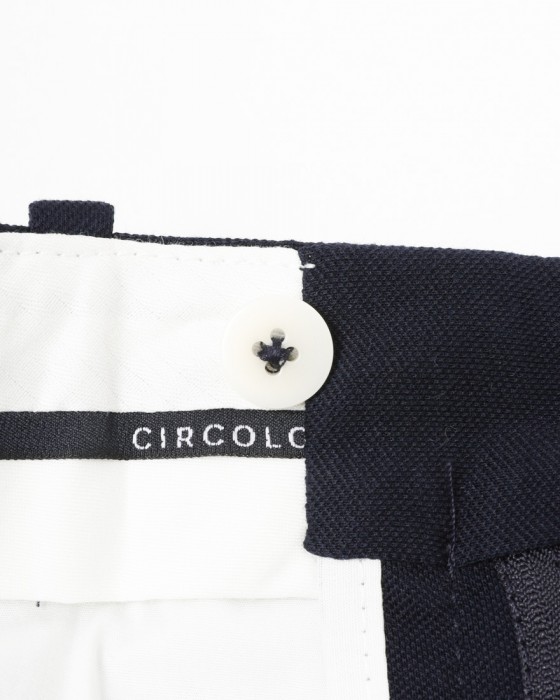 CIRCOLOプレミアムピケ ノープリーツパンツ13l