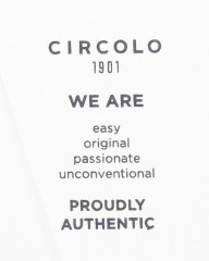CIRCOLOプレミアムピケ ノープリーツパンツmb_18l