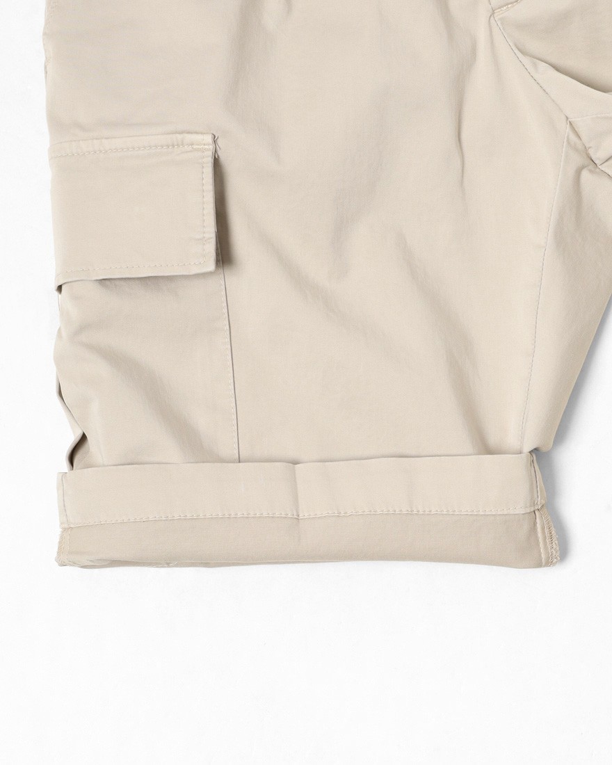 BRIGLIA 1949コットン ストレッチ ワンプリーツ カーゴショーツ【NEWPORT】19l