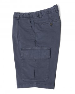 コットン ストレッチ ワンプリーツ カーゴショーツ【NEWPORT】