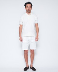 BRIGLIA 1949コットン ストレッチ ワンプリーツ カーゴショーツ【NEWPORT】mb_01l