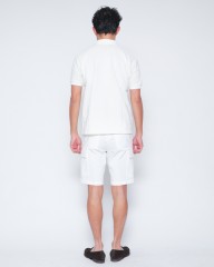 BRIGLIA 1949コットン ストレッチ ワンプリーツ カーゴショーツ【NEWPORT】mb_03l