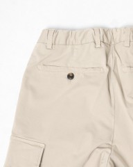 BRIGLIA 1949コットン ストレッチ ワンプリーツ カーゴショーツ【NEWPORT】mb_16l