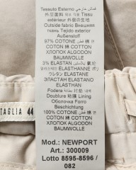 BRIGLIA 1949コットン ストレッチ ワンプリーツ カーゴショーツ【NEWPORT】mb_21l