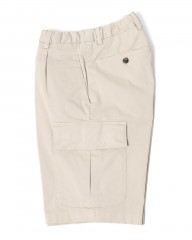 BRIGLIA 1949コットン ストレッチ ワンプリーツ カーゴショーツ【NEWPORT】mb_c1