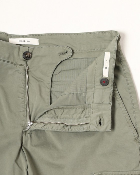 BRIGLIA 1949コットン ストレッチ カーゴパンツ【ANNAPOLIS】10l