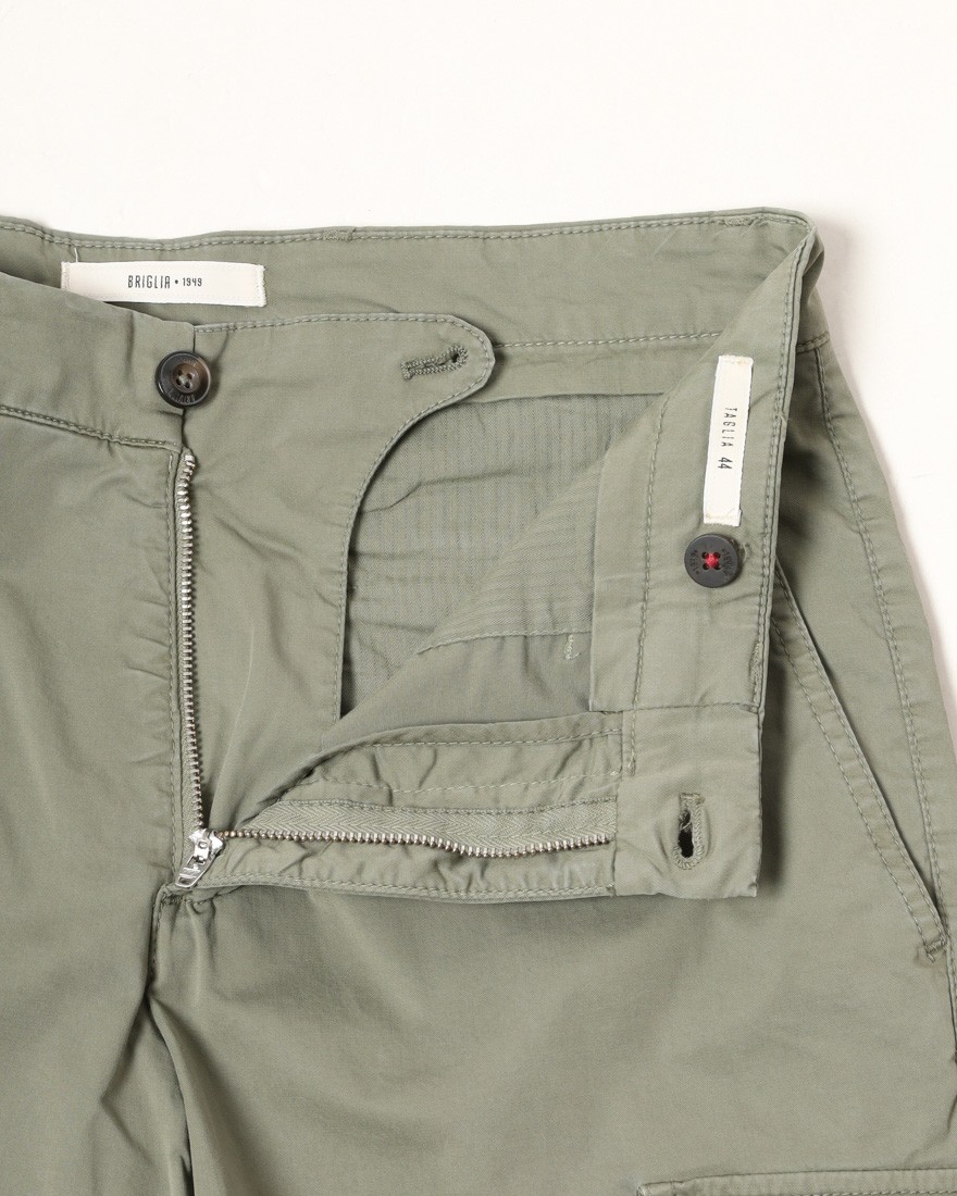 BRIGLIA 1949コットン ストレッチ カーゴパンツ【ANNAPOLIS】10l