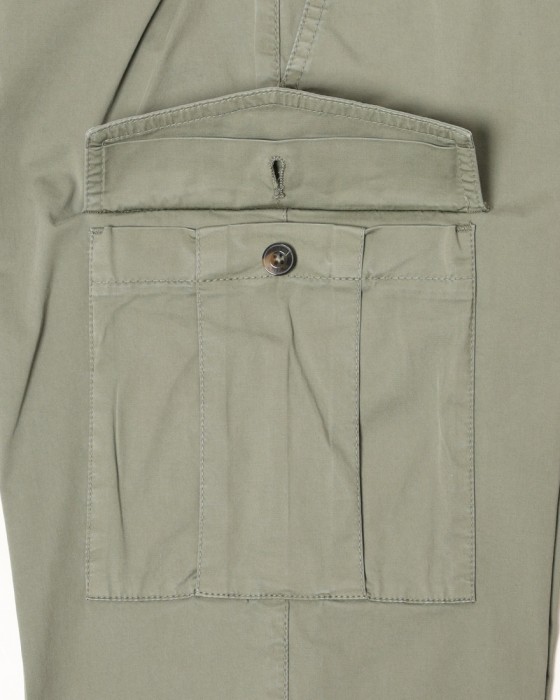 BRIGLIA 1949コットン ストレッチ カーゴパンツ【ANNAPOLIS】17l