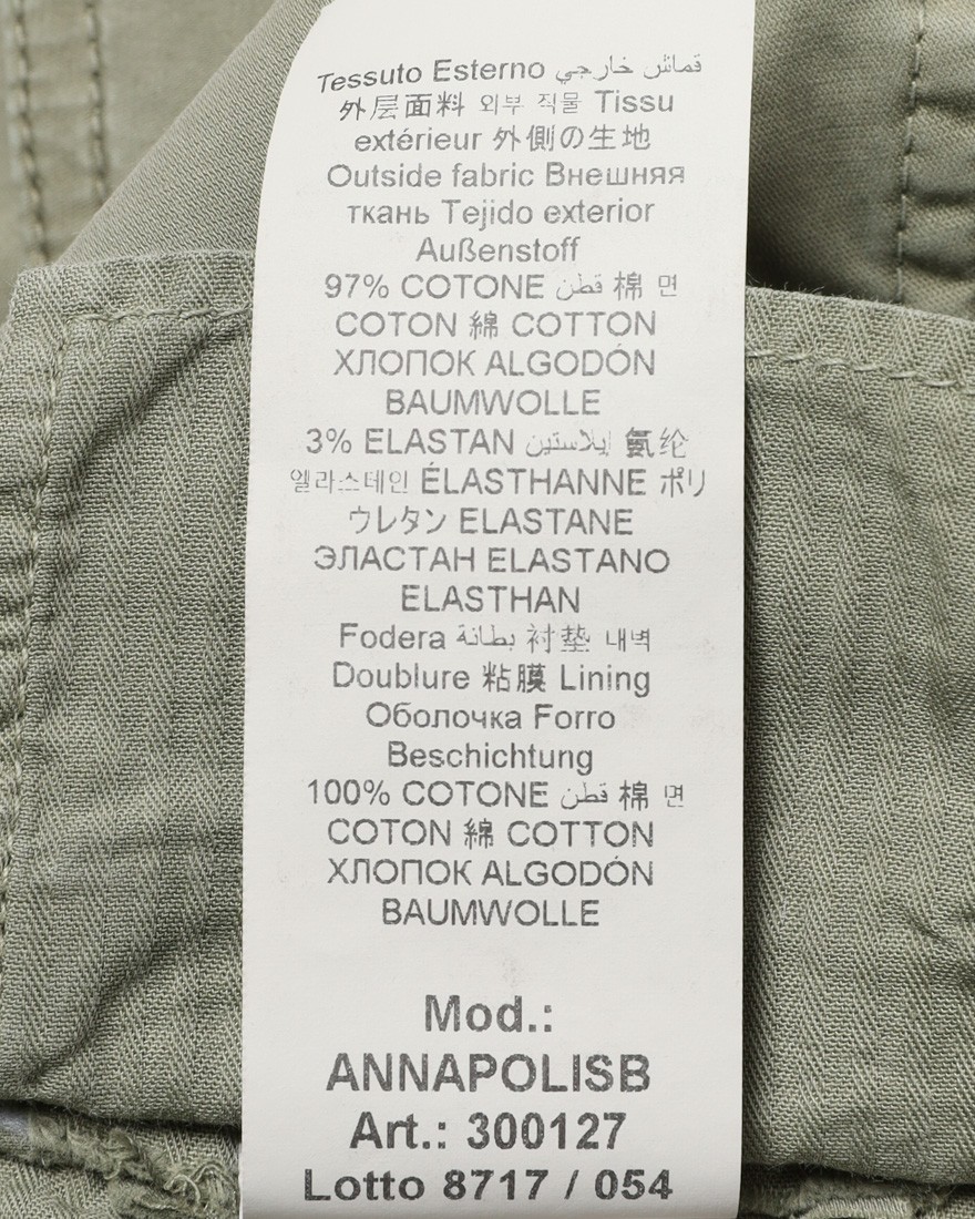 BRIGLIA 1949コットン ストレッチ カーゴパンツ【ANNAPOLIS】25l