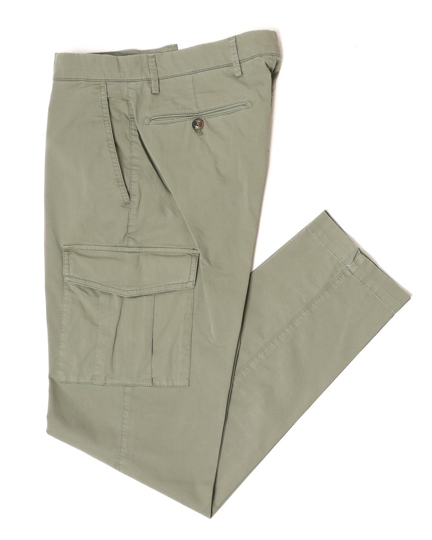 BRIGLIA 1949コットン ストレッチ カーゴパンツ【ANNAPOLIS】