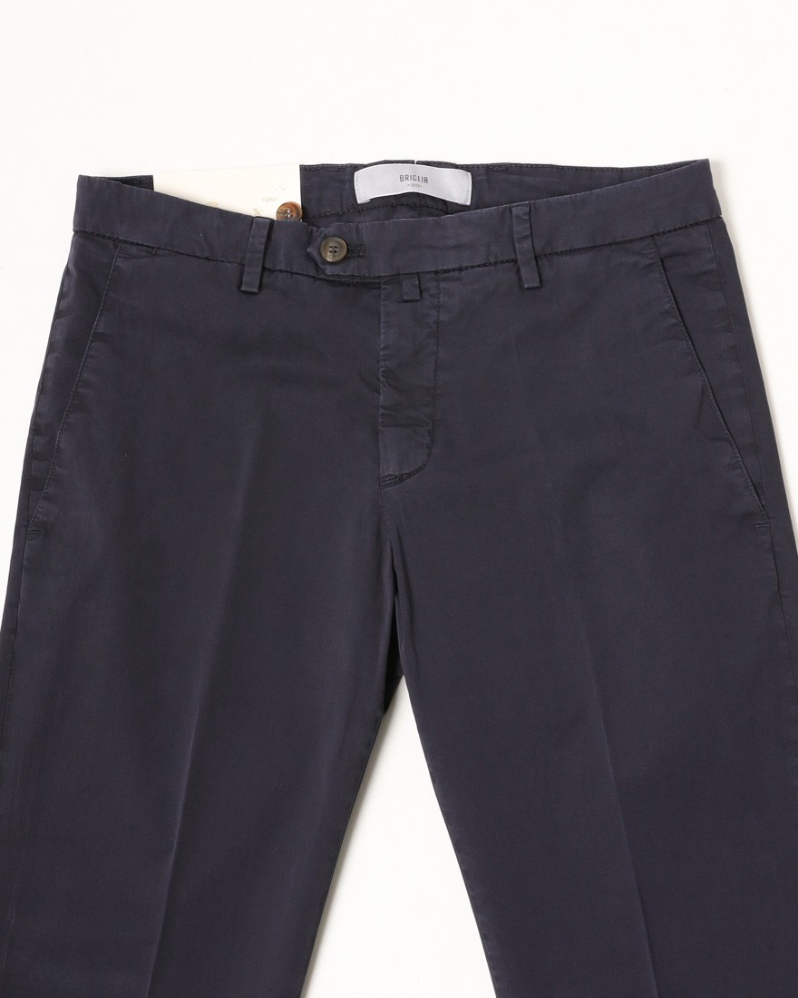 BRIGLIA 1949コットン ストレッチ テーパードチノ【BG04】06l