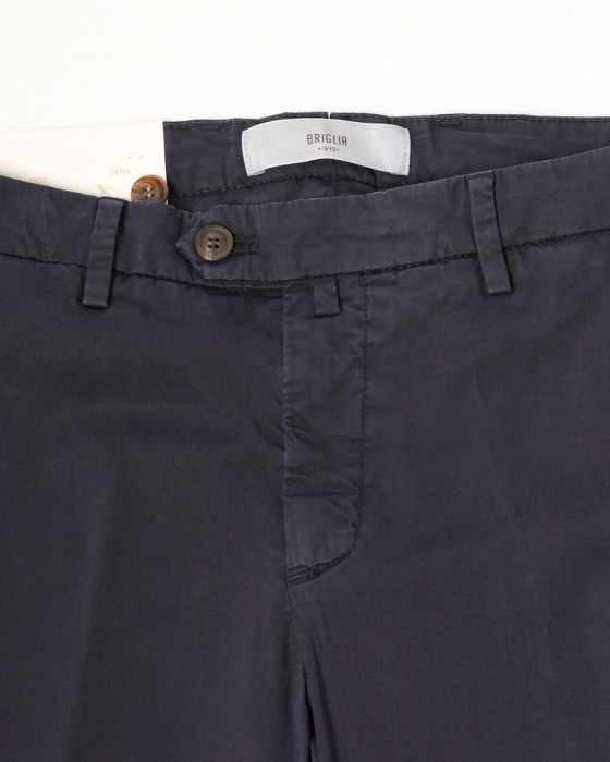 BRIGLIA 1949コットン ストレッチ テーパードチノ【BG04】07l