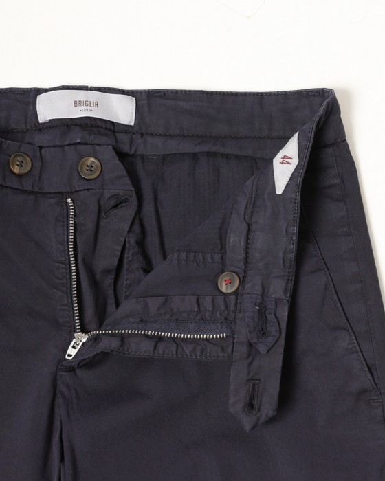 BRIGLIA 1949コットン ストレッチ テーパードチノ【BG04】10l