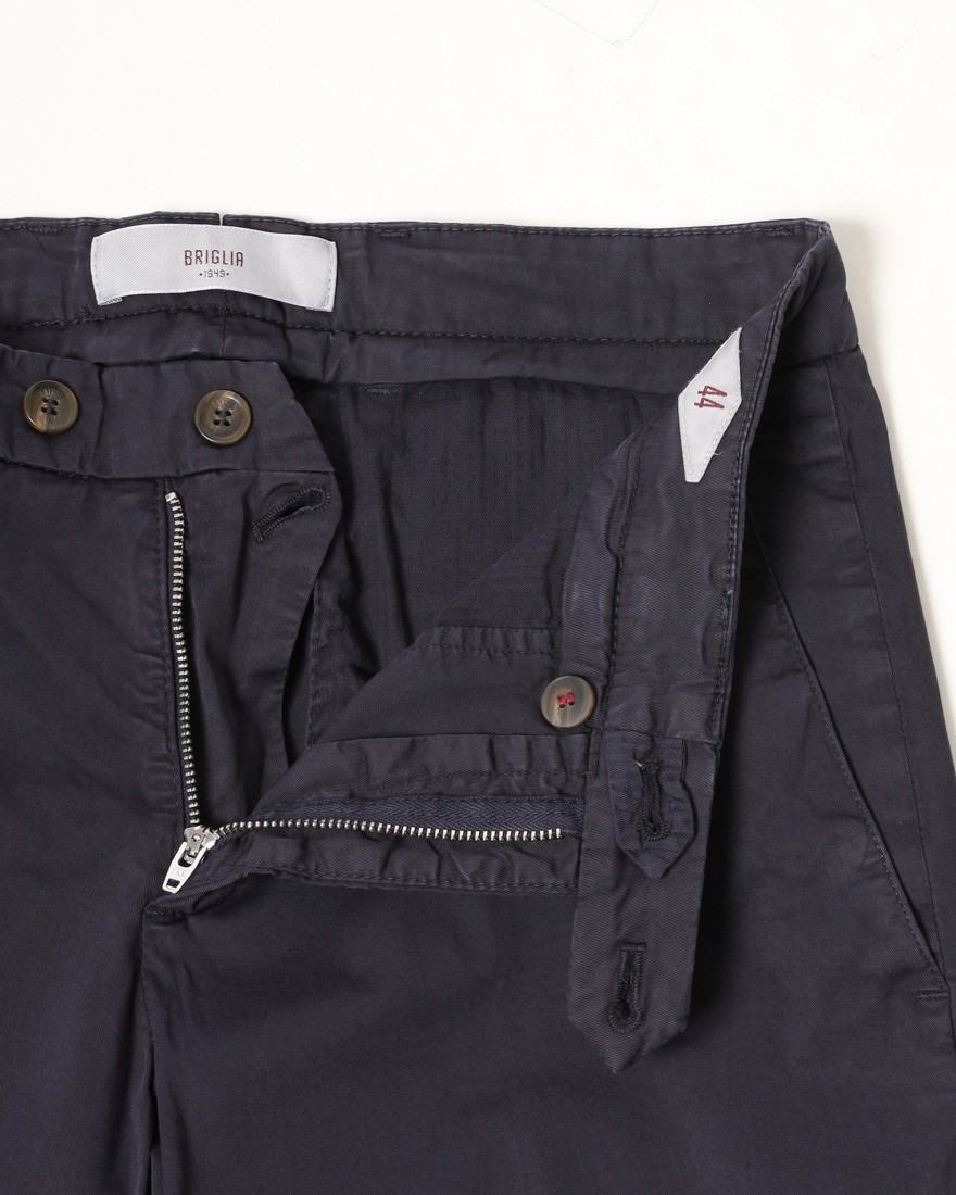 BRIGLIA 1949コットン ストレッチ テーパードチノ【BG04】10l