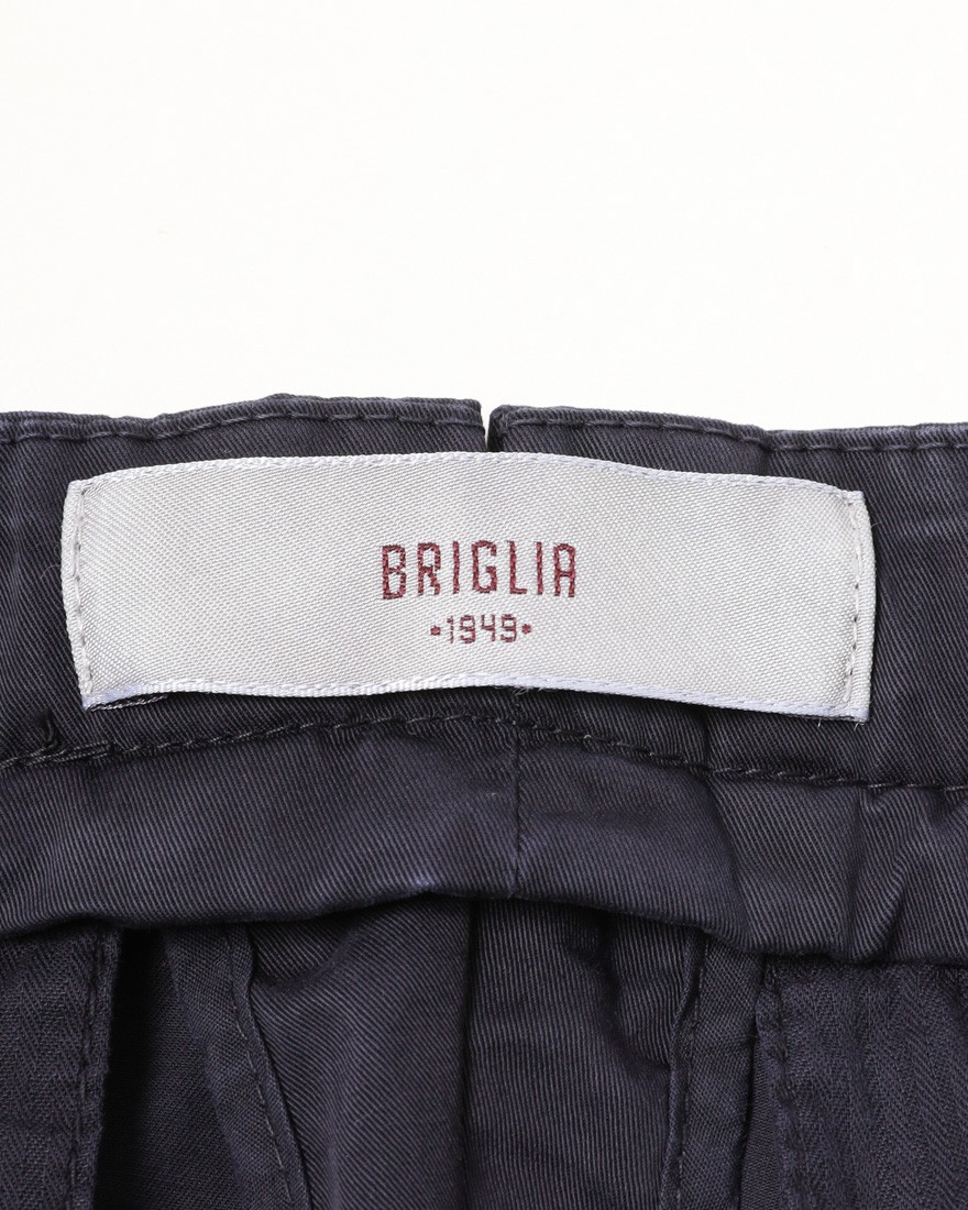 BRIGLIA 1949コットン ストレッチ テーパードチノ【BG04】11l