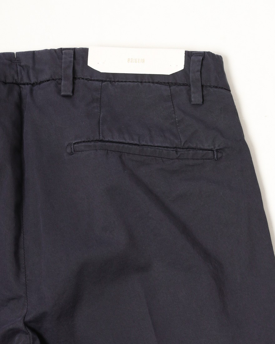 BRIGLIA 1949コットン ストレッチ テーパードチノ【BG04】21l