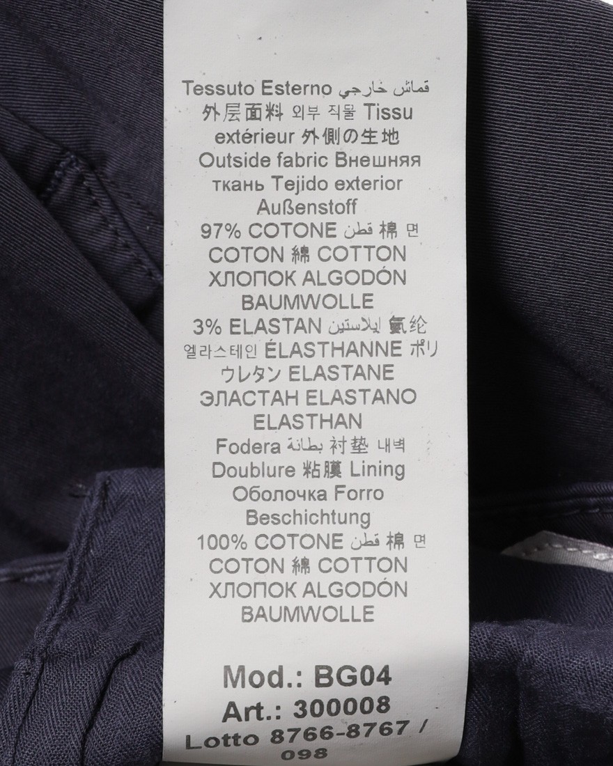 BRIGLIA 1949コットン ストレッチ テーパードチノ【BG04】24l