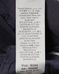 BRIGLIA 1949コットン ストレッチ テーパードチノ【BG04】mb_24l