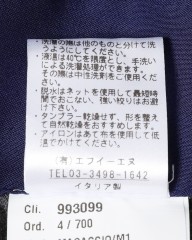 giabsarchivioウォッシャブルウール ソリッド パンツ【MASACCIO/マサッチョ】mb_21l