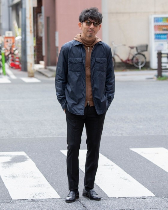 テクノウールストレッチテーパードパンツ【MASACCIO】｜giabsarchivio 