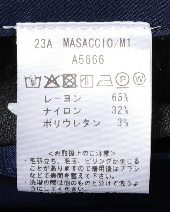 giabsarchivioウォッシャブルジャージテーパードパンツ【MASACCIO】14l