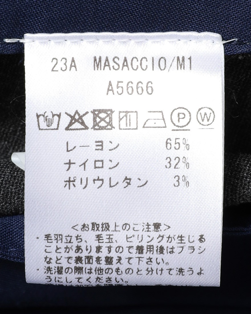 giabsarchivioウォッシャブルジャージー テーパード パンツ【MASACCIO/マサッチョ】14l