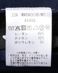 giabsarchivioウォッシャブルジャージー テーパード パンツ【MASACCIO/マサッチョ】mb_14l