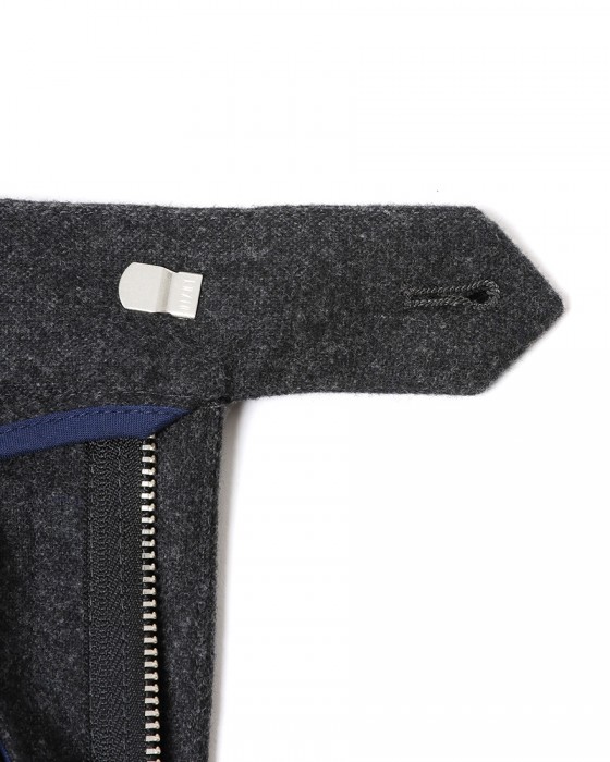 giabsarchivioウォッシャブルフランネルワンプリーツパンツ【DANTE700/SPACE-FIT】20l