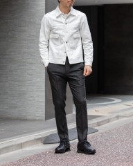 giabsarchivioテクノウール ストレッチテーパードパンツ【MASACCIO】mb_ma