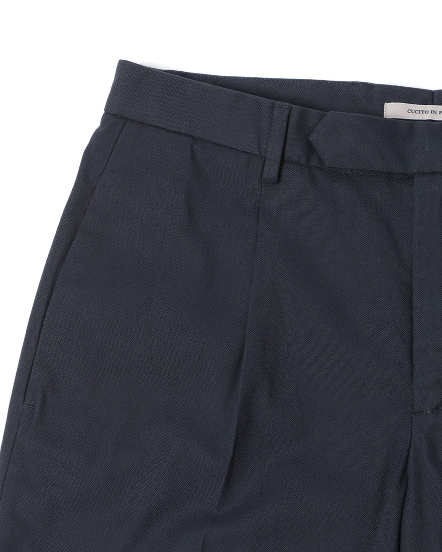 giabsarchivioコットンキャンバス ワンプリーツパンツ【DANTE700/SPACE-FIT】05l