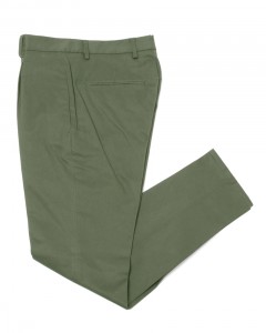 ワンプリーツ ストレッチコットンサテン パンツ【DANTE700/SPACE-FIT】