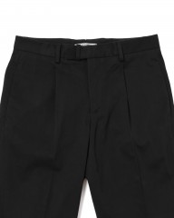 giabsarchivioワンプリーツ ストレッチコットンサテン パンツ【DANTE700/SPACE-FIT】mb_01l