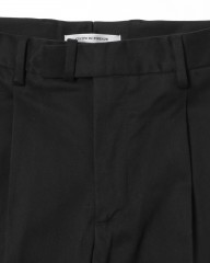 giabsarchivioワンプリーツ ストレッチコットンサテン パンツ【DANTE700/SPACE-FIT】mb_02l
