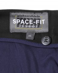 giabsarchivioワンプリーツ ストレッチコットンサテン パンツ【DANTE700/SPACE-FIT】mb_06l