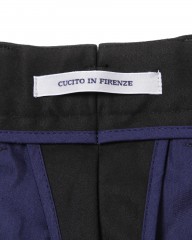 giabsarchivioワンプリーツ ストレッチコットンサテン パンツ【DANTE700/SPACE-FIT】mb_07l
