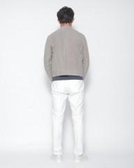 giabsarchivioワンプリーツ ストレッチコットンサテン パンツ【DANTE700/SPACE-FIT】mb_19l