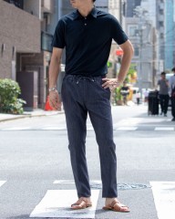 giabsarchivioテクノストレッチデニム テーパードパンツ【MASACCIO GINS1】mb_ma