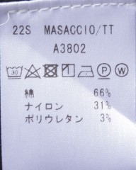 giabsarchivioエアリーテクノコットン テーパードパンツ【MASACCIO】mb_17l