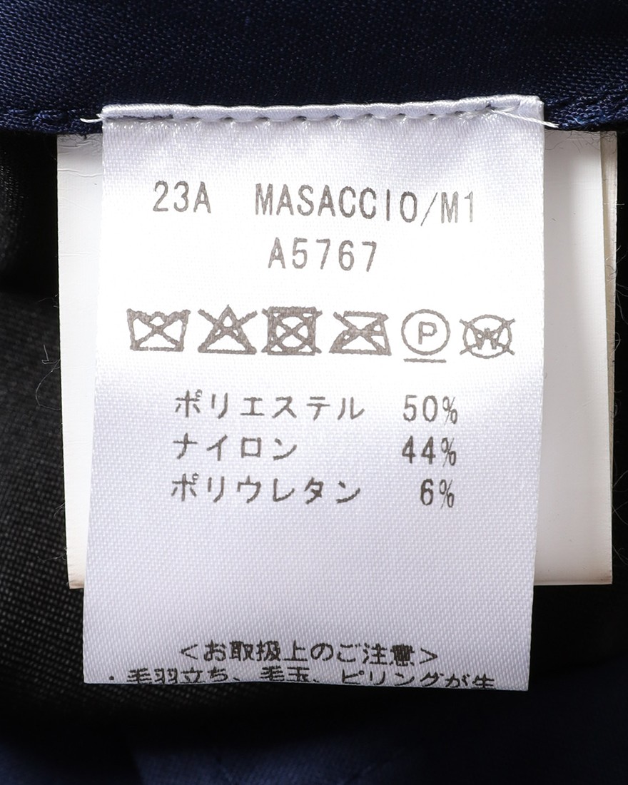 giabsarchivioテクノバックジャージー テーパード パンツ【MASACCIO/マサッチョ】22l