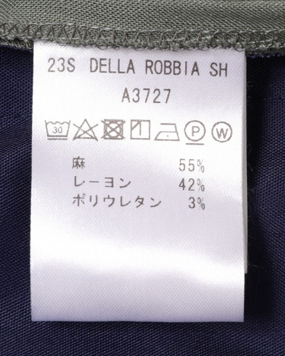 giabsarchivioリネン イージーショートパンツ【DELLA ROBBIA/デラ ロビア】17l