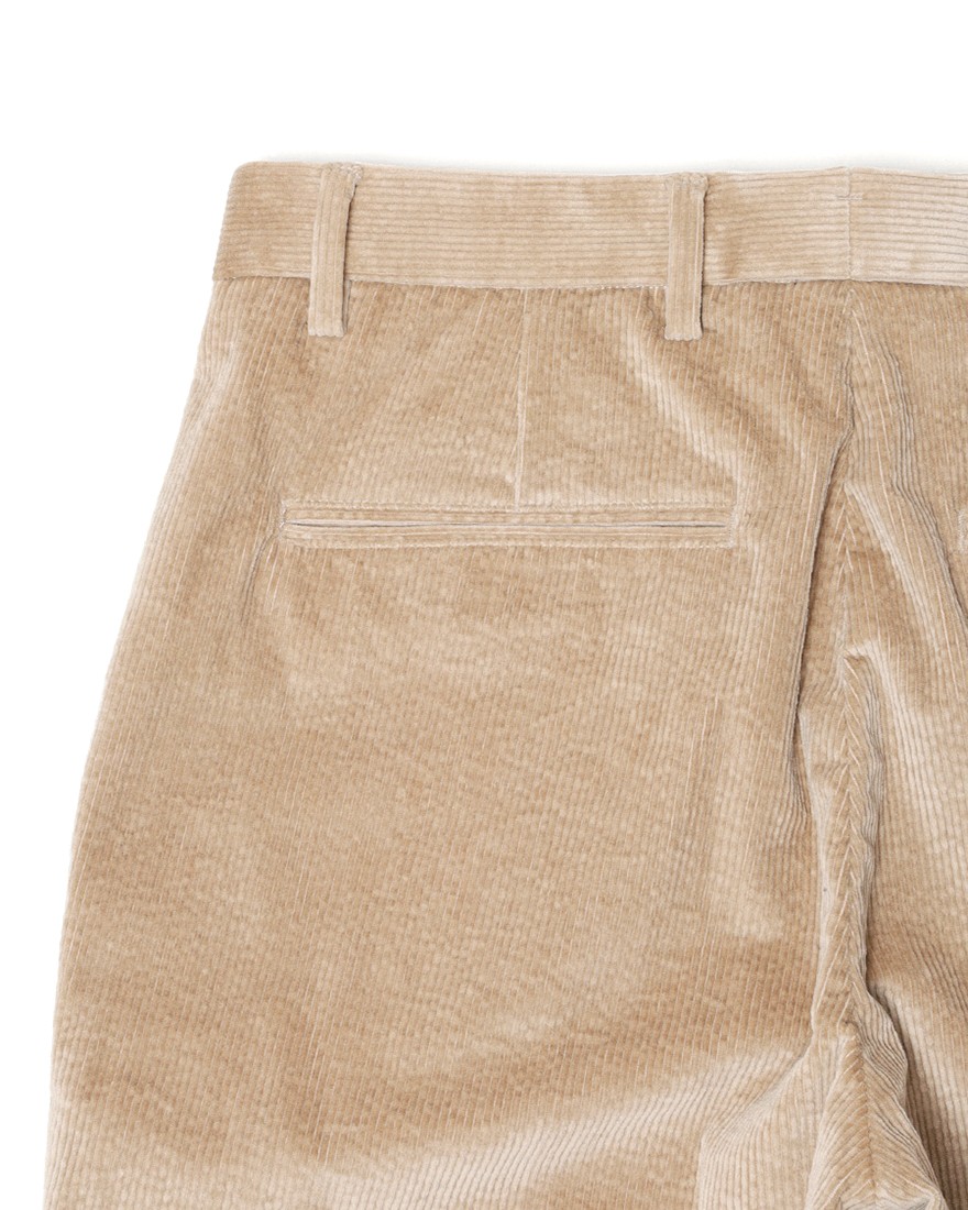 giabsarchivioウォッシャブルコーデュロイ ワンプリーツ パンツ【DANTE700/ダンテ】12l