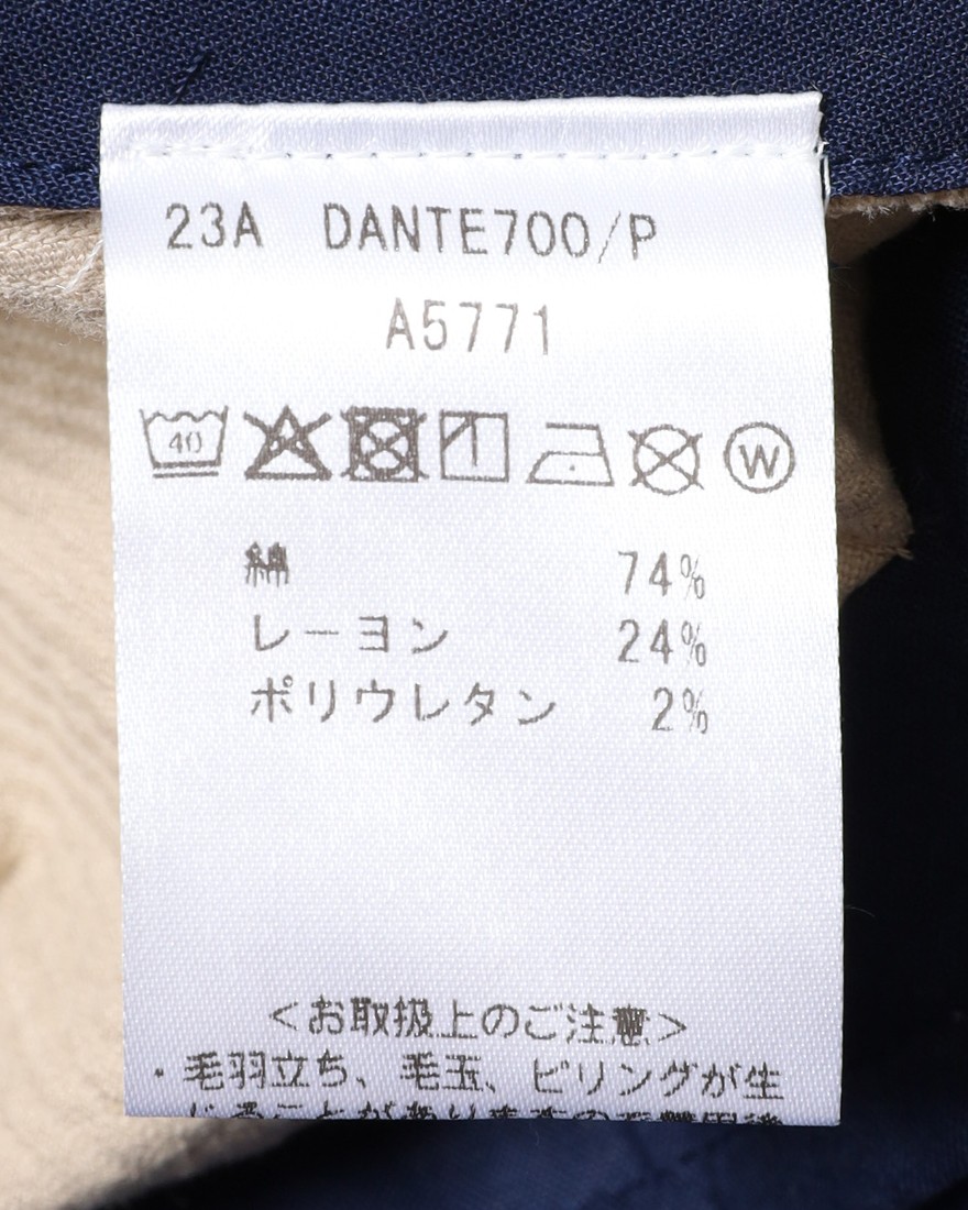 giabsarchivioウォッシャブルコーデュロイ ワンプリーツ パンツ【DANTE700/ダンテ】20l