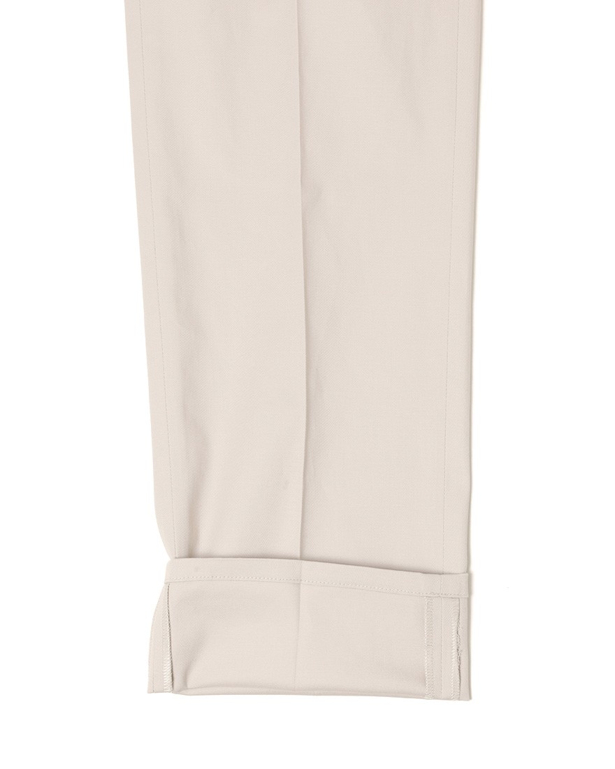 giabsarchivioコットンストレッチツイル ワンプリーツパンツ【DANTE700/P】12l