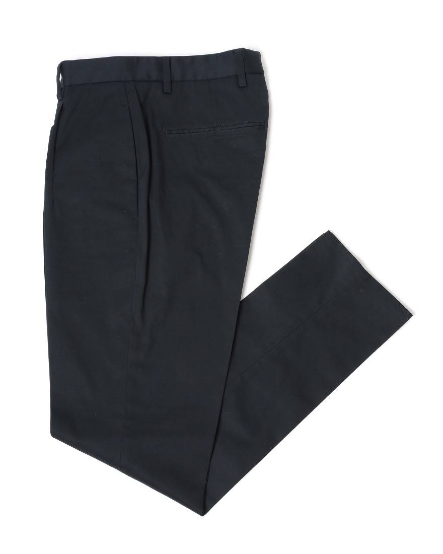 giabsarchivioコットンツイル ストレッチ ワンプリーツ パンツ【DANTE700/ダンテ】