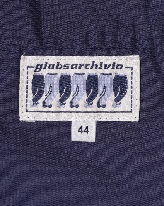 giabsarchivioサッカーストライプ ワンプリーツパンツ【DELLA ROBBIA/デラロビア】18l