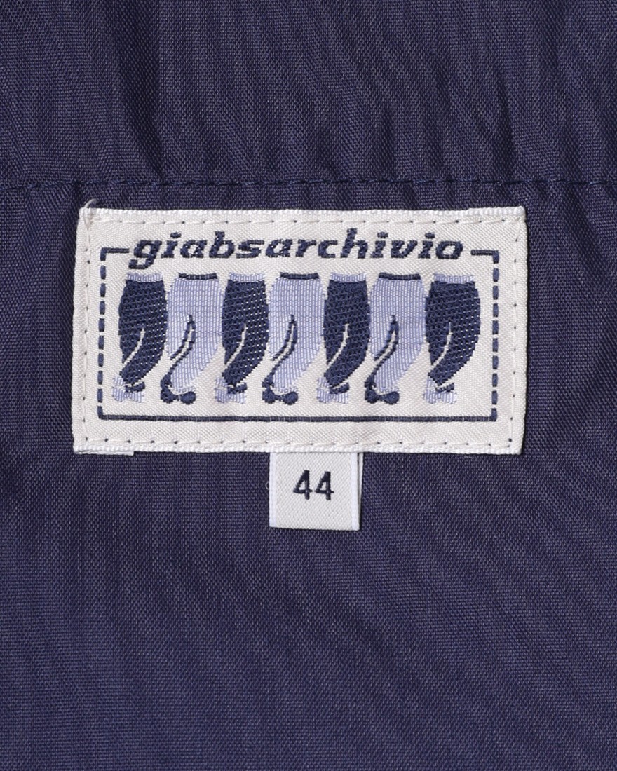 giabsarchivioサッカーストライプ ワンプリーツパンツ【DELLA ROBBIA/デラロビア】18l