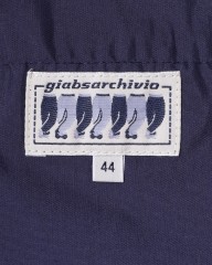 giabsarchivioサッカーストライプ ワンプリーツパンツ【DELLA ROBBIA/デラロビア】mb_18l